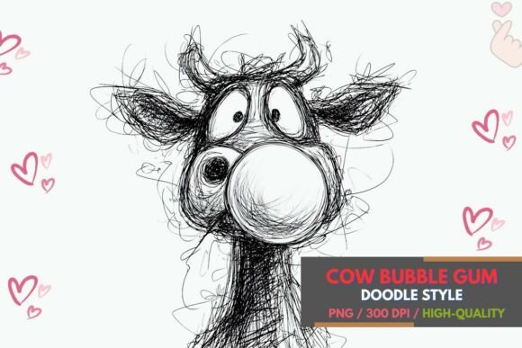 Adorable Cow PNG Art for Creative Projects
