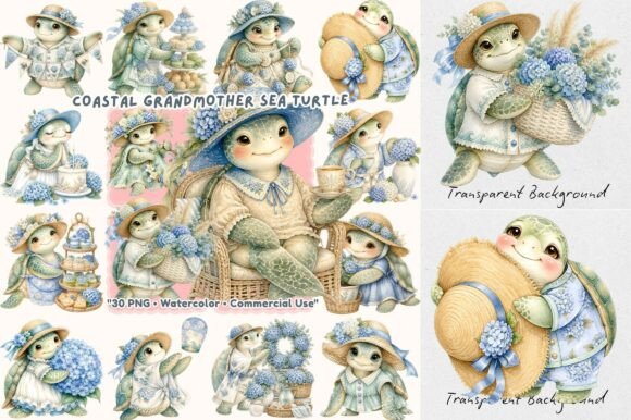 Coastal Grandmother Sea Turtle Watercolor: A Designer’s Guide