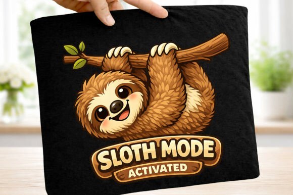 Sloth Mode Activated: Unleashing Lazy Charm in Design