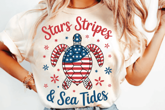 Summer Turtle 4th of July Patriotic PNG: Your Ultimate Design Asset