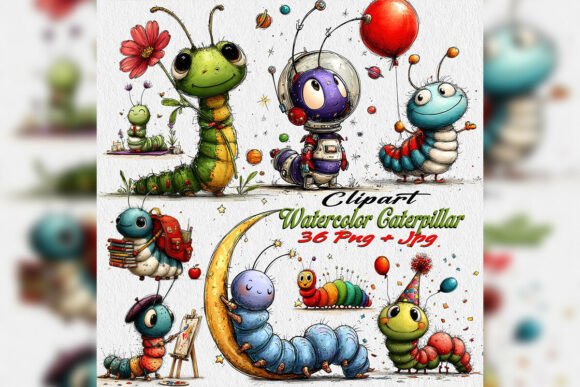 Whimsical Caterpillar Birthday Clipart: A Designer's Guide