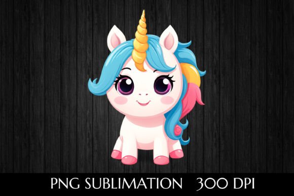 Whimsical Charm: Unleashing the Cartoon Unicorn with Floral Headband